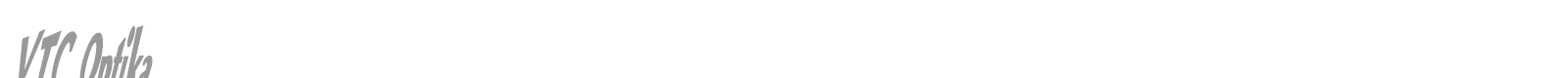 VTC Optika font preview